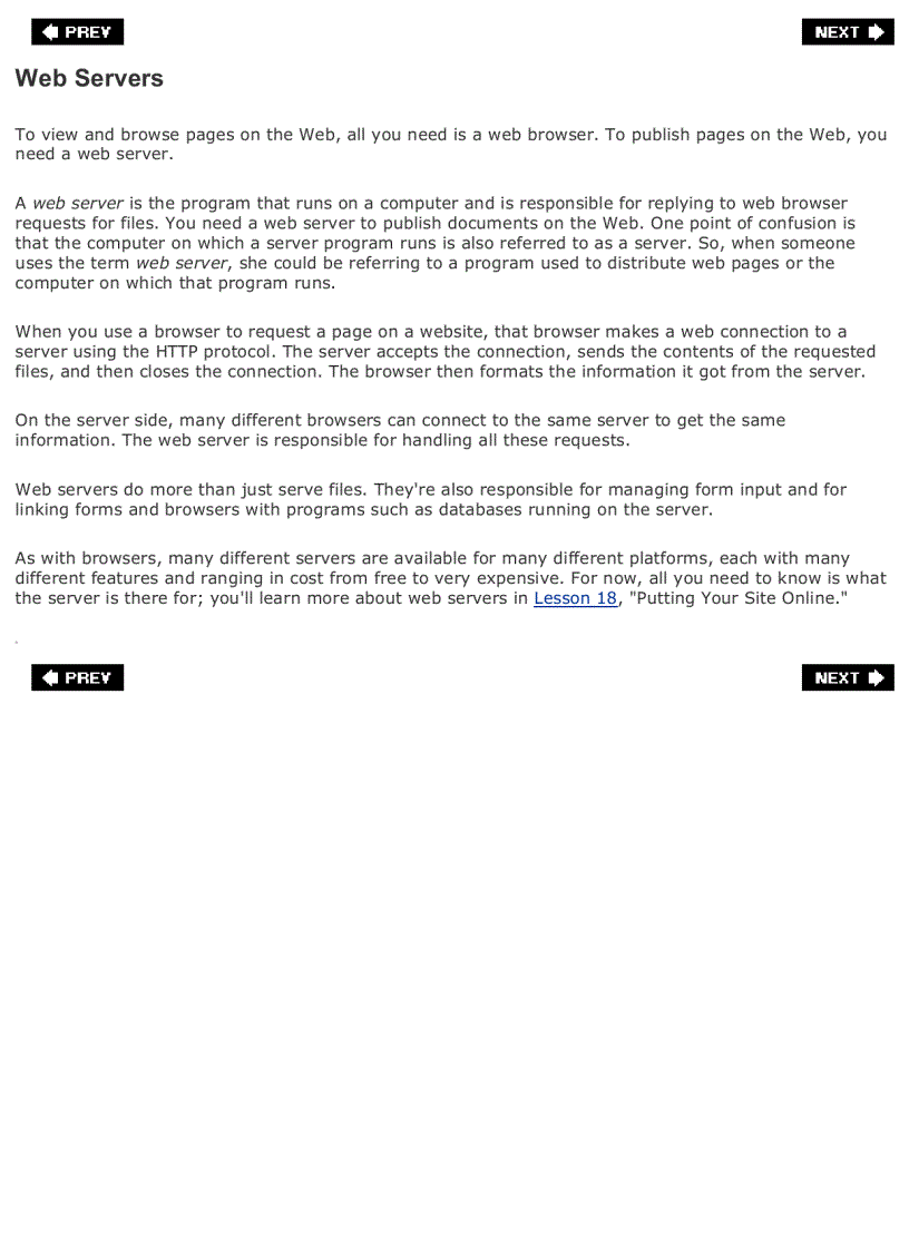 image for page Sams Teach Yourself Web Publishing with HTML and CSS in One Hour a Day