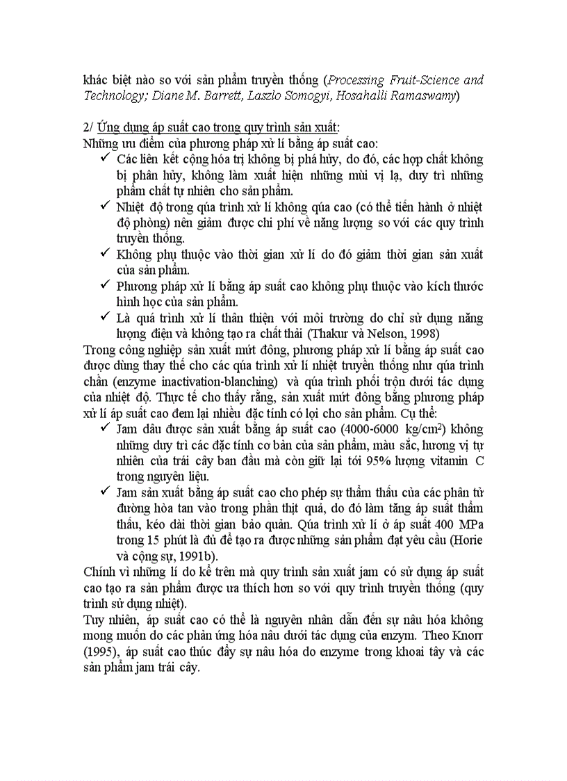 image for page Công nghệ chế biến mứt đông Jelly Jam và Marmalade