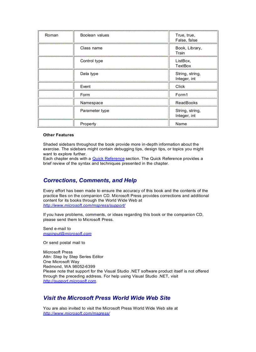 image for page OOP with Microsoft Visual Basic NET and Microsoft Visual C Step by Step