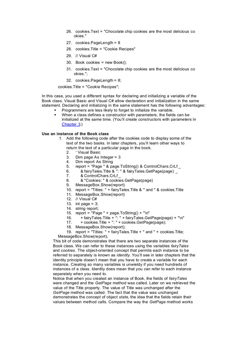 image for page OOP with Microsoft Visual Basic NET and Microsoft Visual C Step by Step