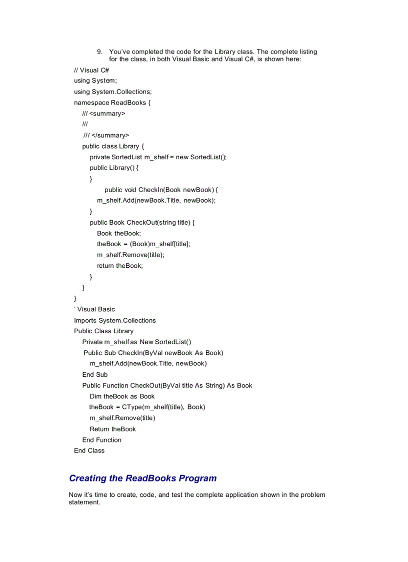 image for page OOP with Microsoft Visual Basic NET and Microsoft Visual C Step by Step
