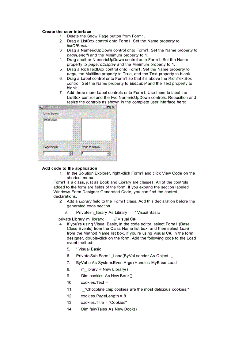 image for page OOP with Microsoft Visual Basic NET and Microsoft Visual C Step by Step