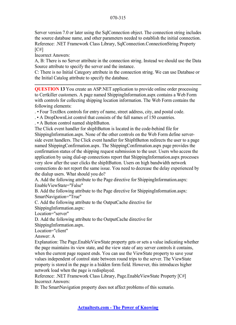 image for page Developing and impllementing web applications with microsoft visual c net