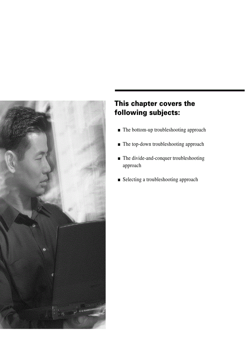 image for page Selecting a troubleshooting approach