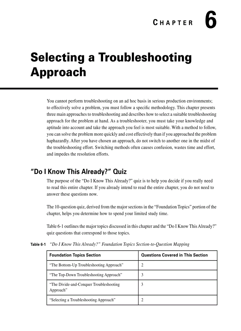 image for page Selecting a troubleshooting approach