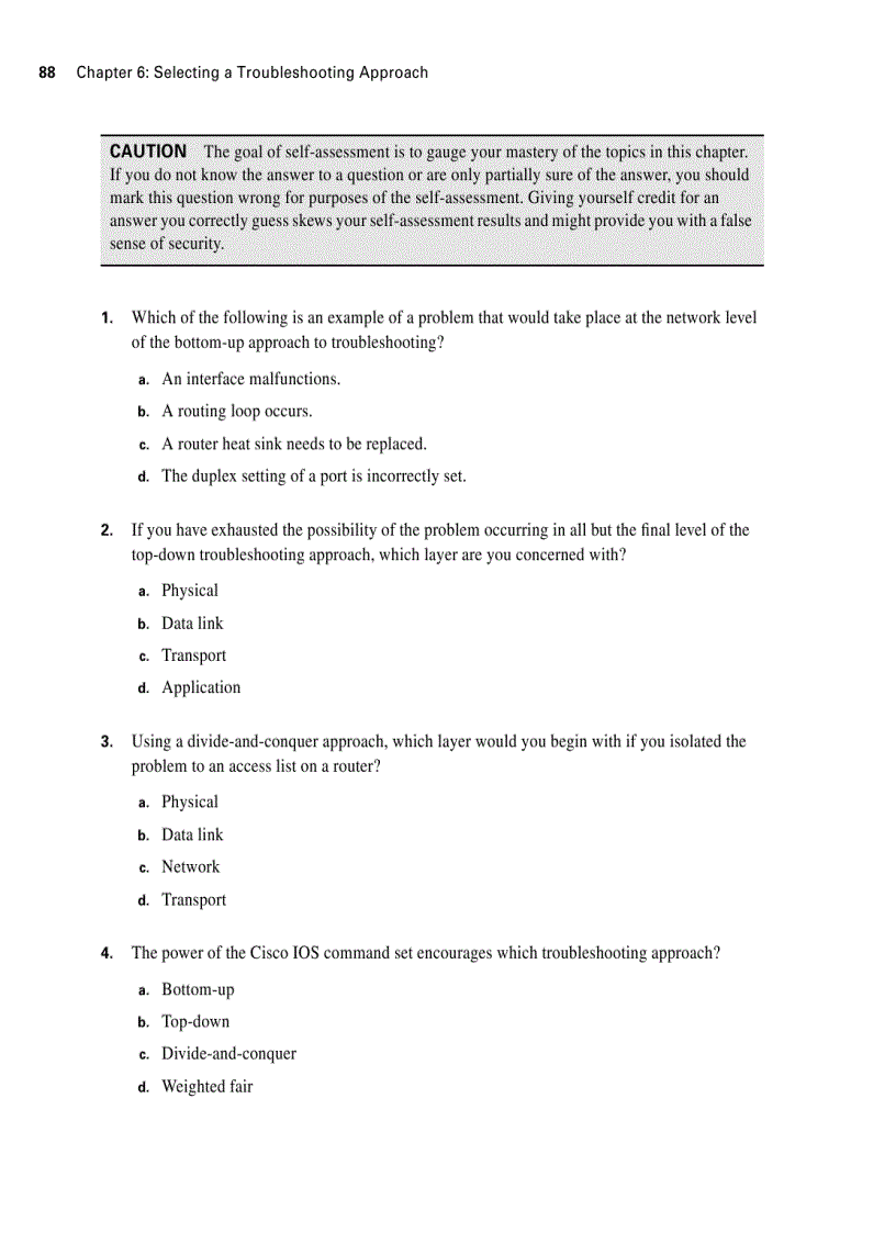 image for page Selecting a troubleshooting approach