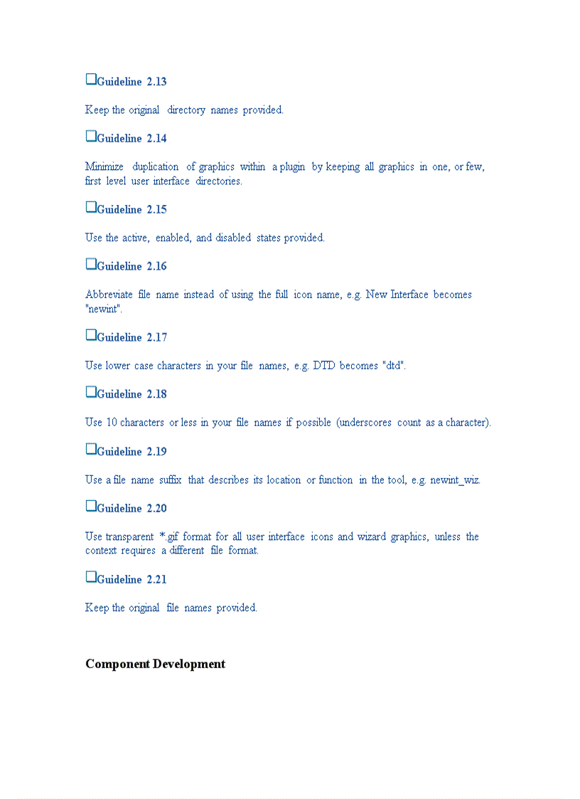 image for page Naming Conventions