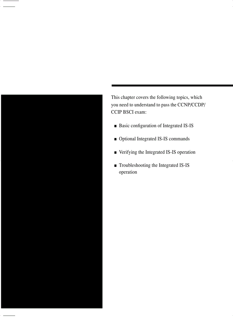 image for page Configuring Integrated IS IS