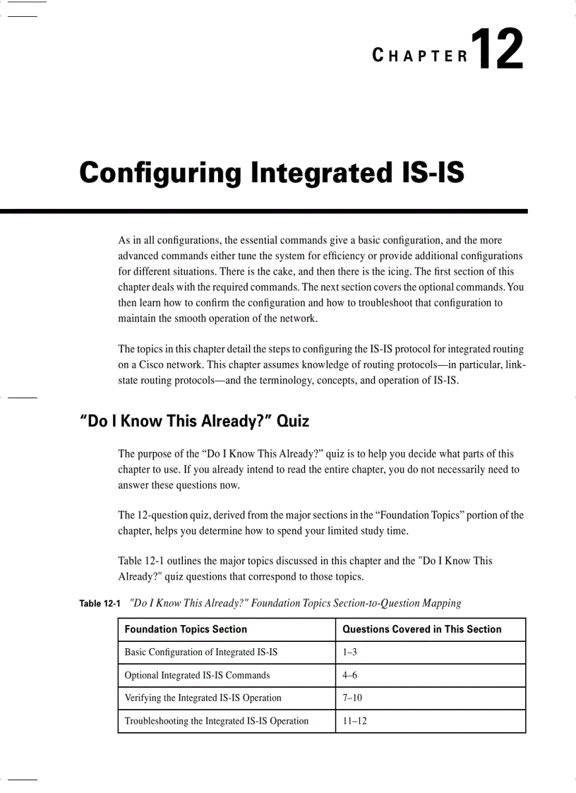 image for page Configuring Integrated IS IS