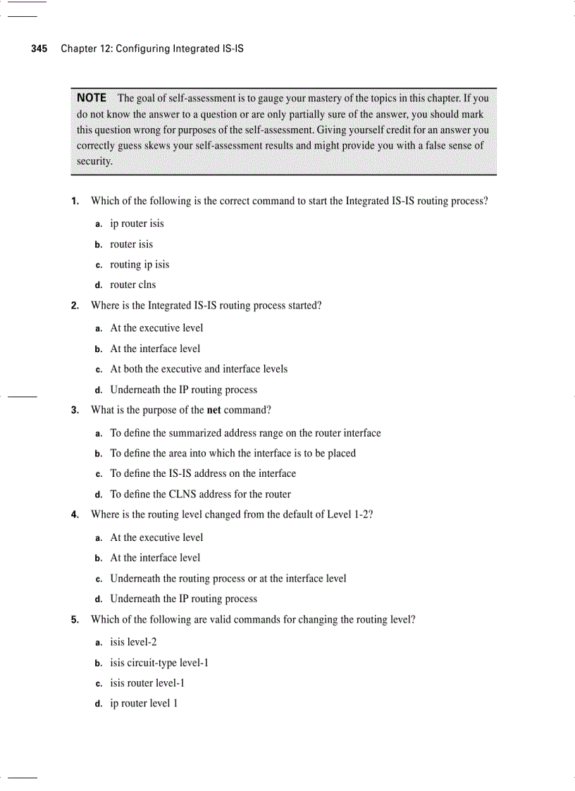 image for page Configuring Integrated IS IS