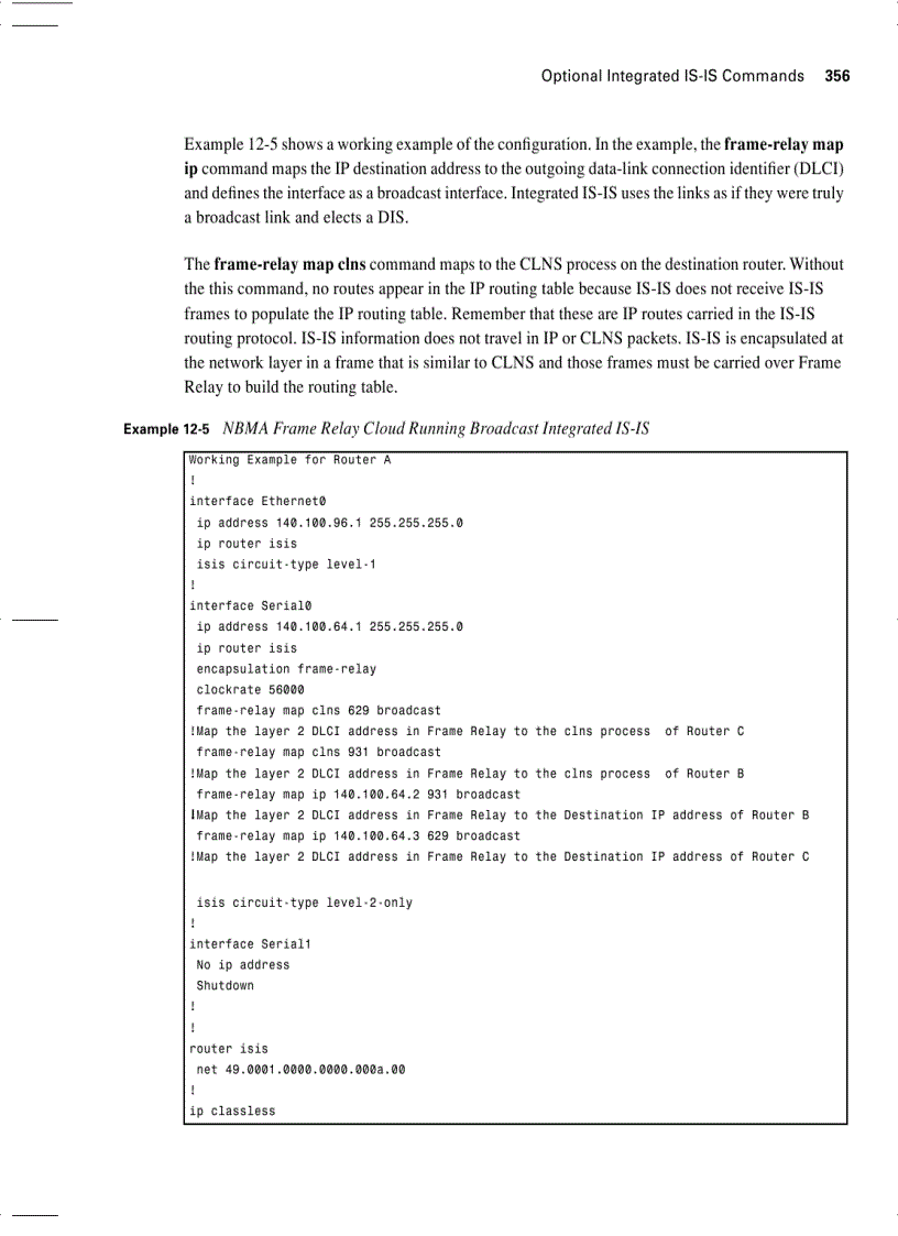 image for page Configuring Integrated IS IS