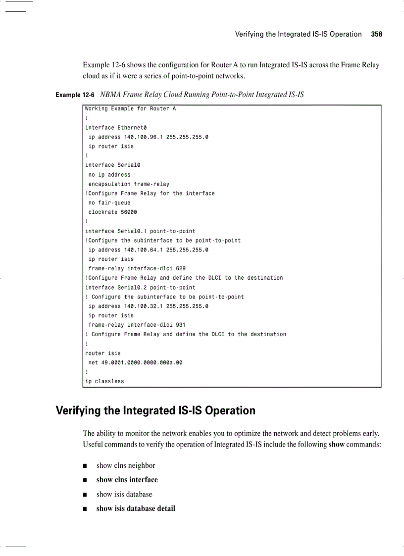 image for page Configuring Integrated IS IS