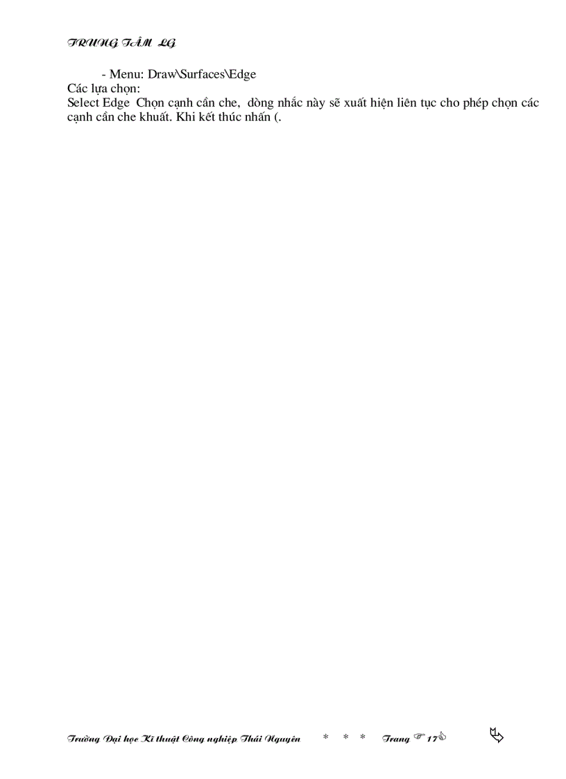 image for page Cơ sở thiết kế máy Cơ sở tạo mô hình 3D