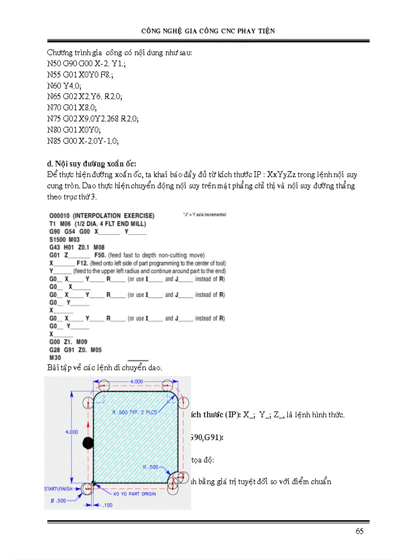image for page CNC Thầy Ngô Quốc Hùng CÔNG NGHỆ PHAY NC