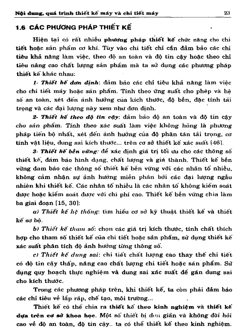 image for page Cơ sở thiết kế máy Nội dung quá trình thiết kế máy và chi tiết máy