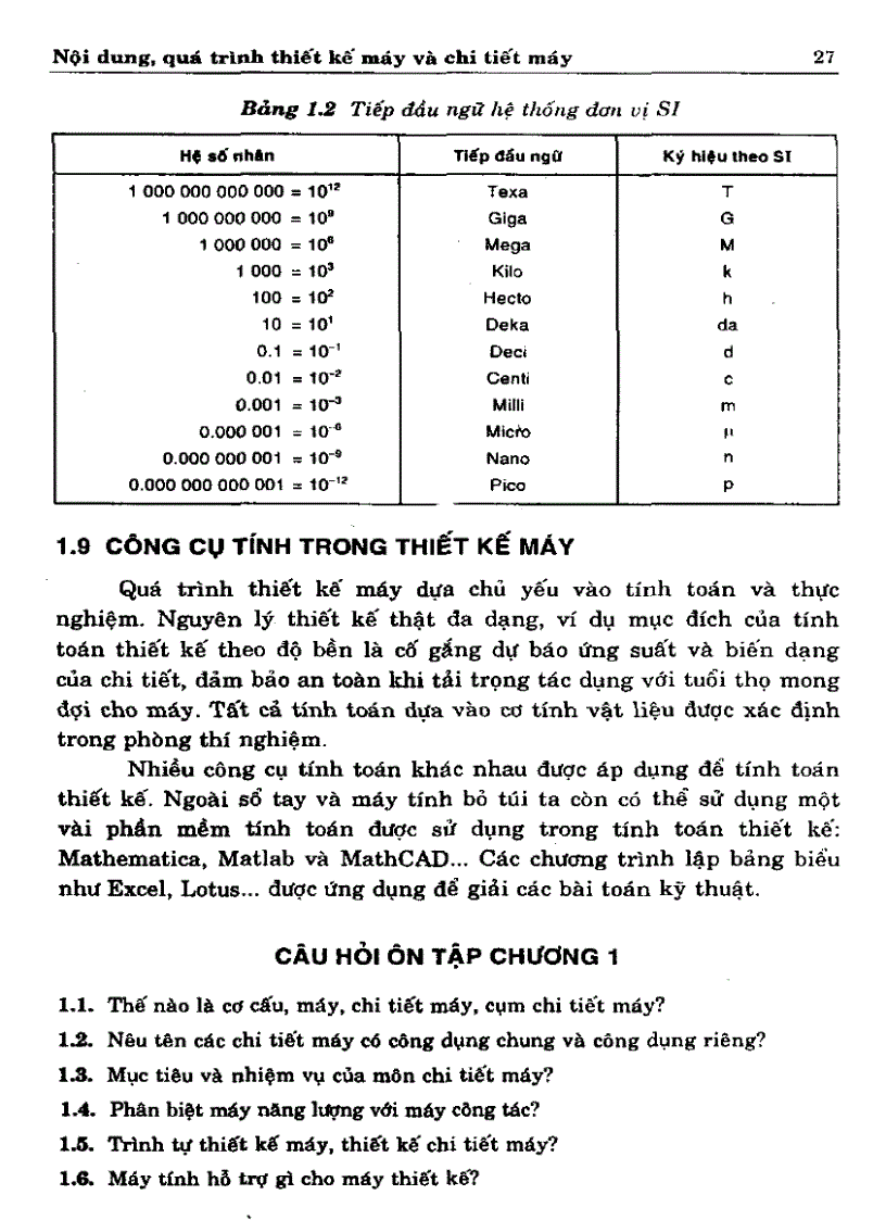 image for page Cơ sở thiết kế máy Nội dung quá trình thiết kế máy và chi tiết máy