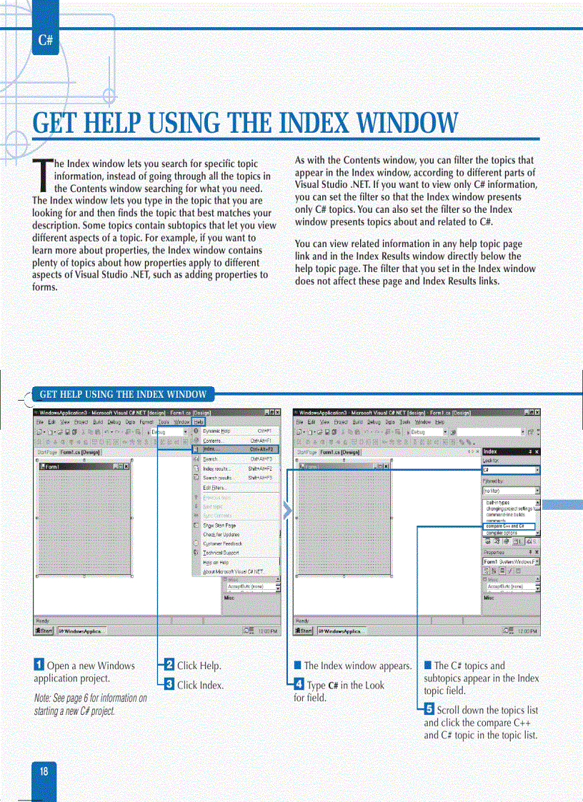 image for page C Sharp Your Visual Blueprint For Building Net Applications