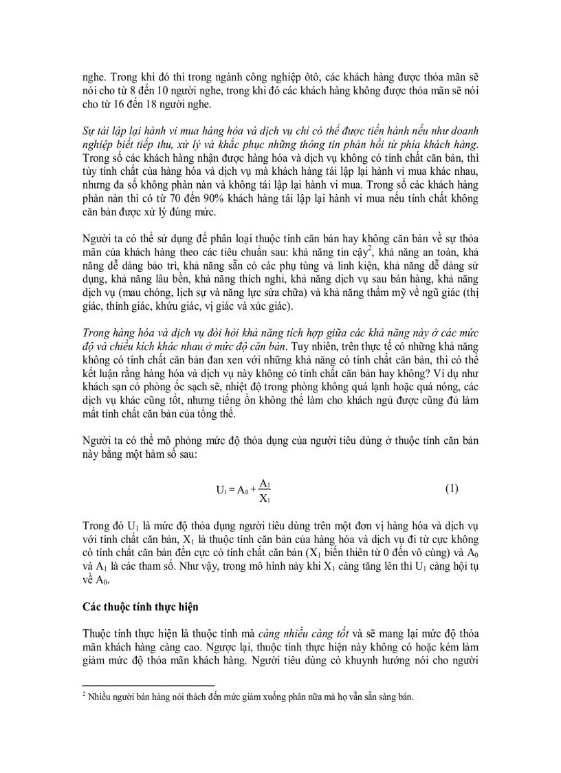 image for page Phân tích mô hình Kano về hàng hóa và dịch vụ 1