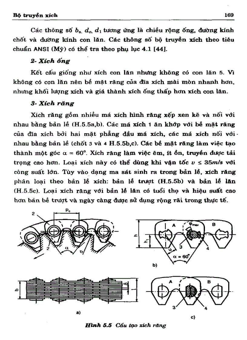 image for page Cơ sở thiết kế máy Bộ truyền xích