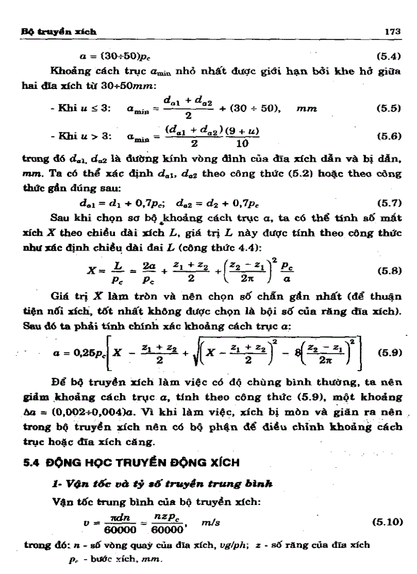 image for page Cơ sở thiết kế máy Bộ truyền xích