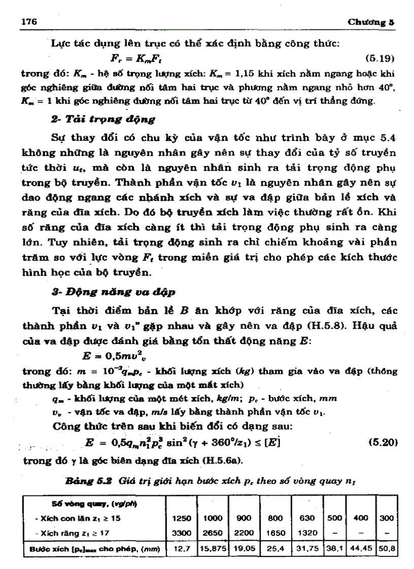 image for page Cơ sở thiết kế máy Bộ truyền xích
