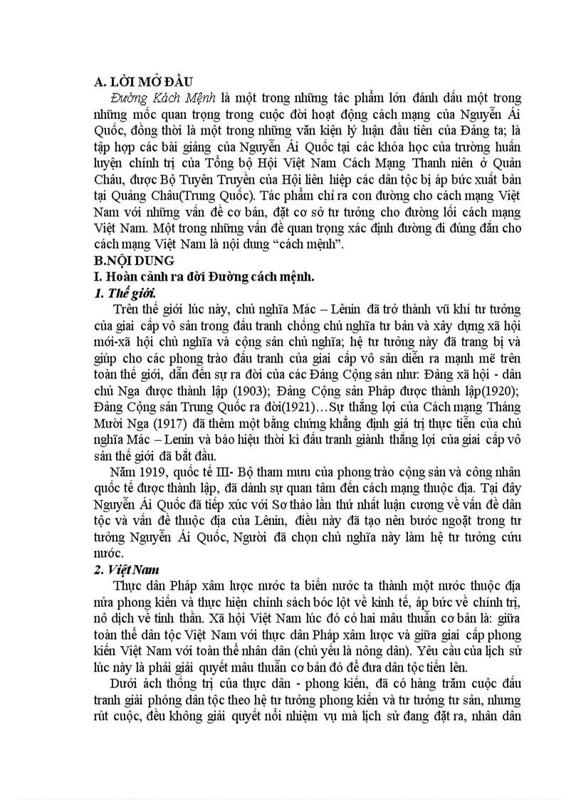 image for page Nội dung cách mệnh trong tác phẩm đường cách mệnh của Nguyễn Áic