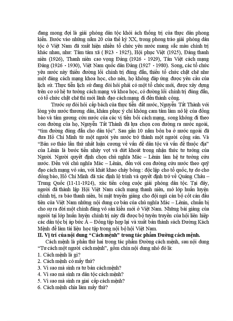 image for page Nội dung cách mệnh trong tác phẩm đường cách mệnh của Nguyễn Áic