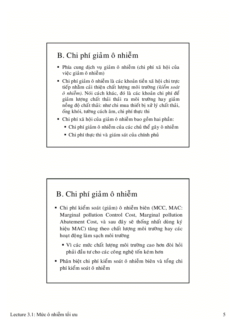 image for page Kinh tế học về ôi nhiễm