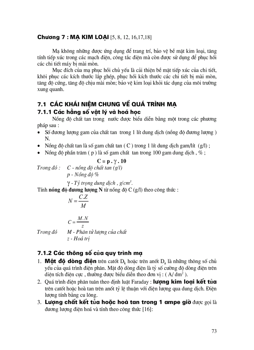 image for page Giáo trình lắp đặt sửa chữa cơ khí Mạ kim loại