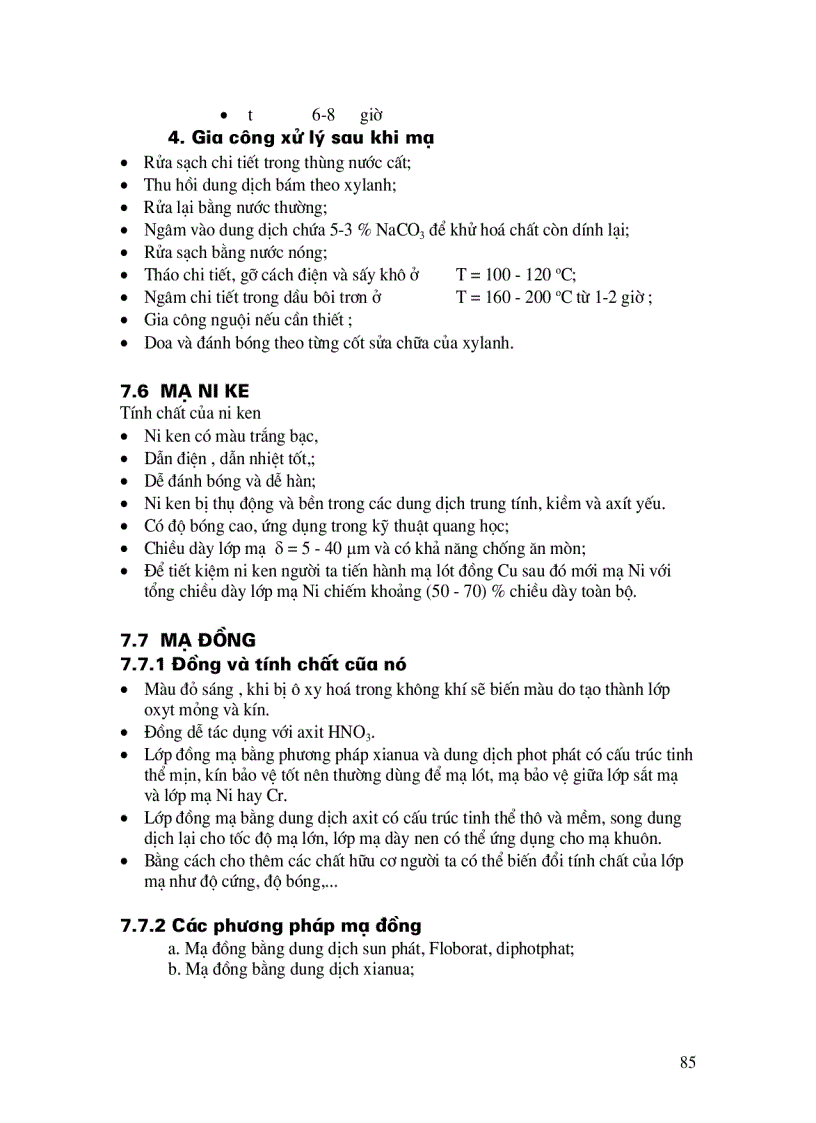 image for page Giáo trình lắp đặt sửa chữa cơ khí Mạ kim loại