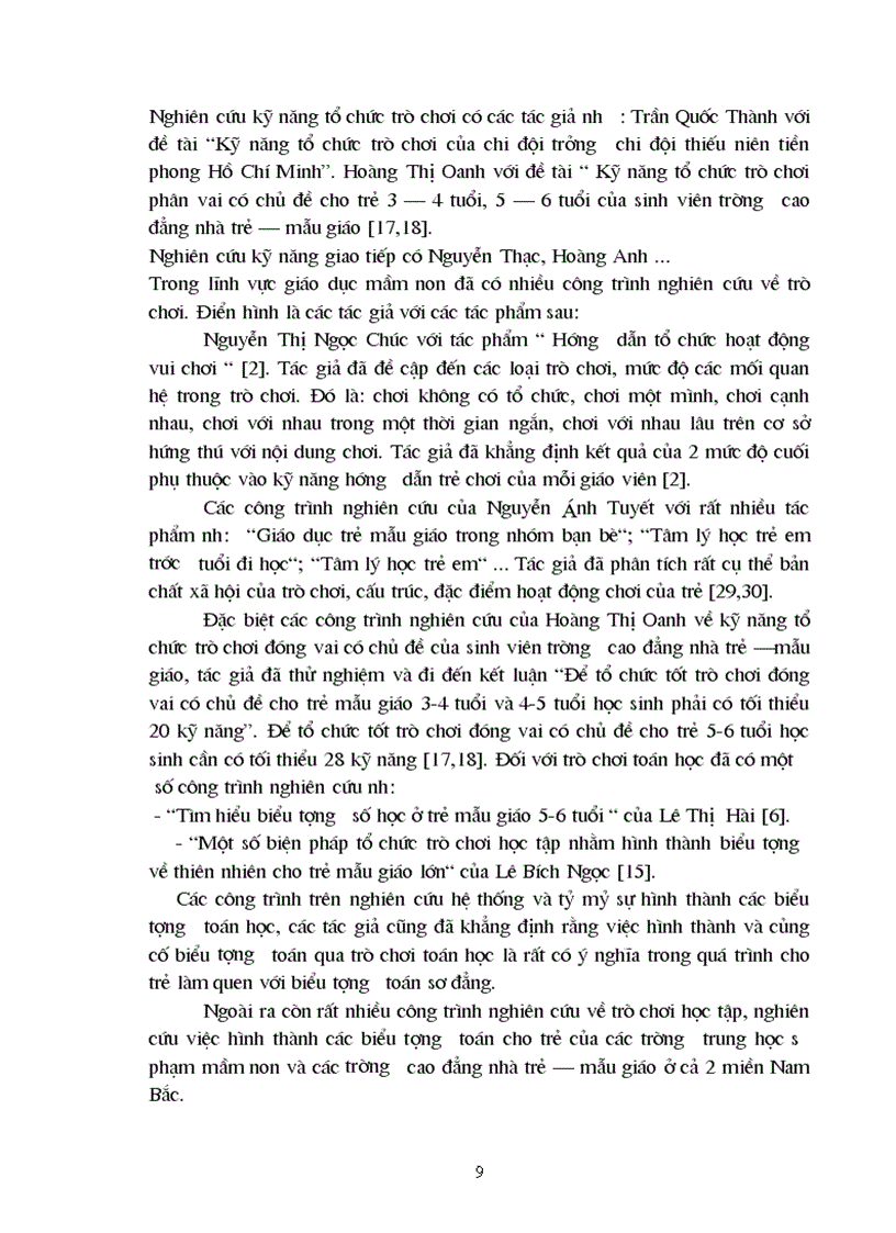 image for page Nghiên cứu kĩ năng tổ chức trò chơi Toán học của học sinh trường trung cấp sư phạm mầm non Thái Bình