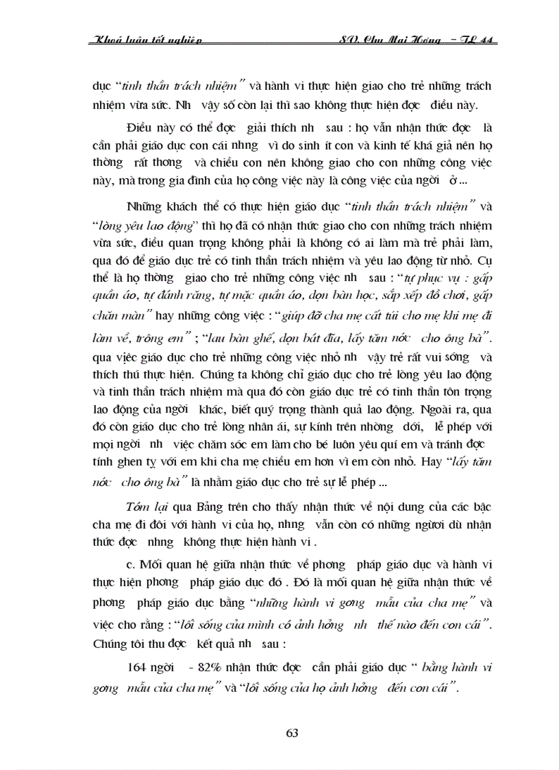 image for page Nhận thức của các bậc cha mẹ về giáo dục đạo đức trong gia đình cho trẻ từ 3 đén 6 tuổi tại Hà Nội