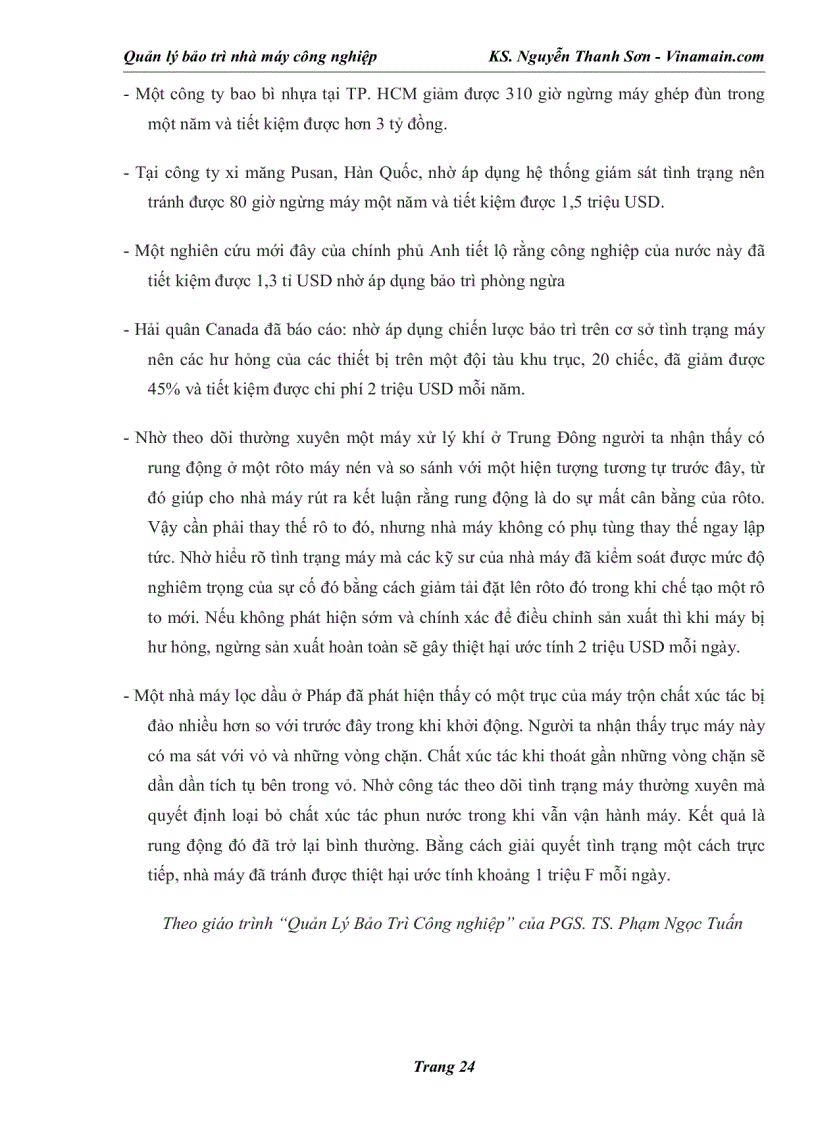 image for page Quản lý bảo trì nhà máy công nghiệp