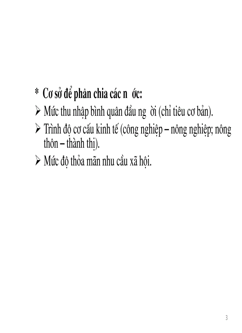 image for page Đặc điểm chung của các nước đang phát triển