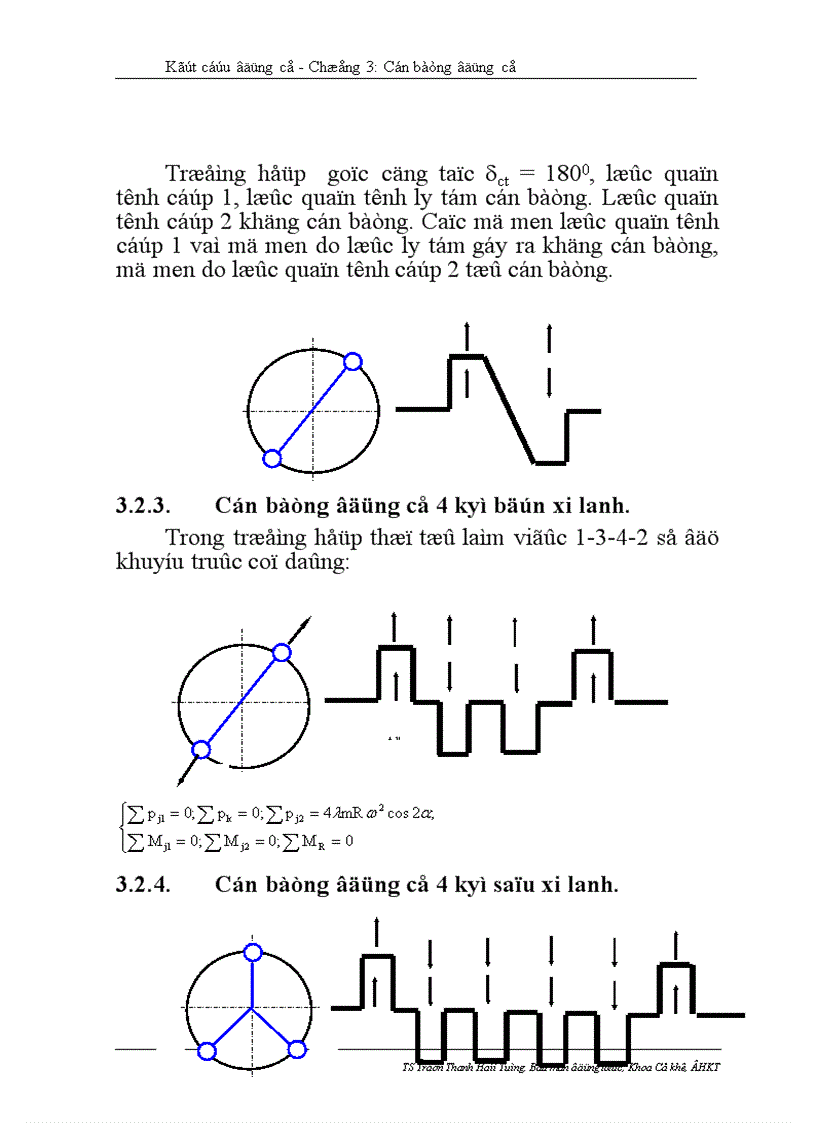 image for page Kết cấu động cơ đốt trong Cân bằng động cơ đốt trong