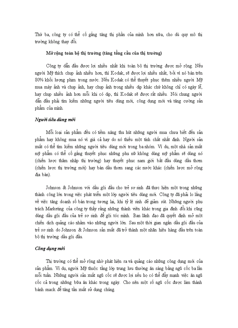 image for page Chiến lược của người dẫn đầu thị trường