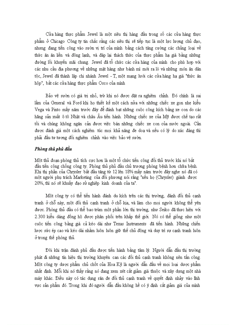 image for page Chiến lược của người dẫn đầu thị trường