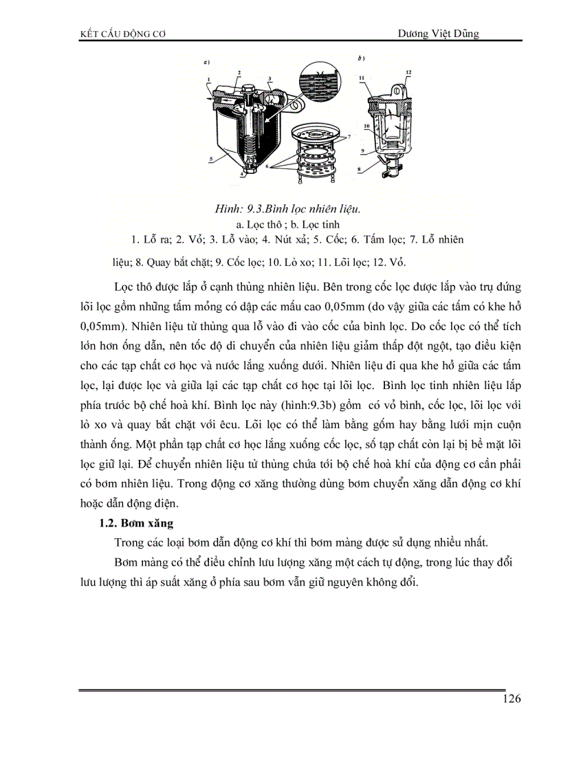 image for page Kết cấu động cơ đốt trong HỆ THỐNG NHIÊN LIỆU ĐỘNG CƠ