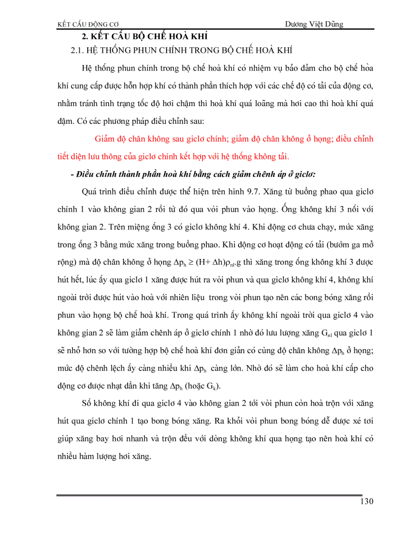 image for page Kết cấu động cơ đốt trong HỆ THỐNG NHIÊN LIỆU ĐỘNG CƠ