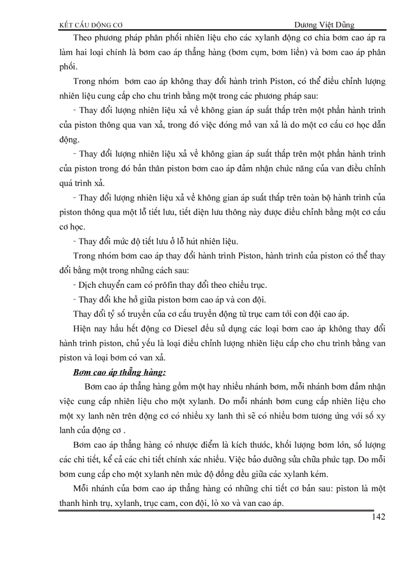 image for page Kết cấu động cơ đốt trong HỆ THỐNG NHIÊN LIỆU ĐỘNG CƠ