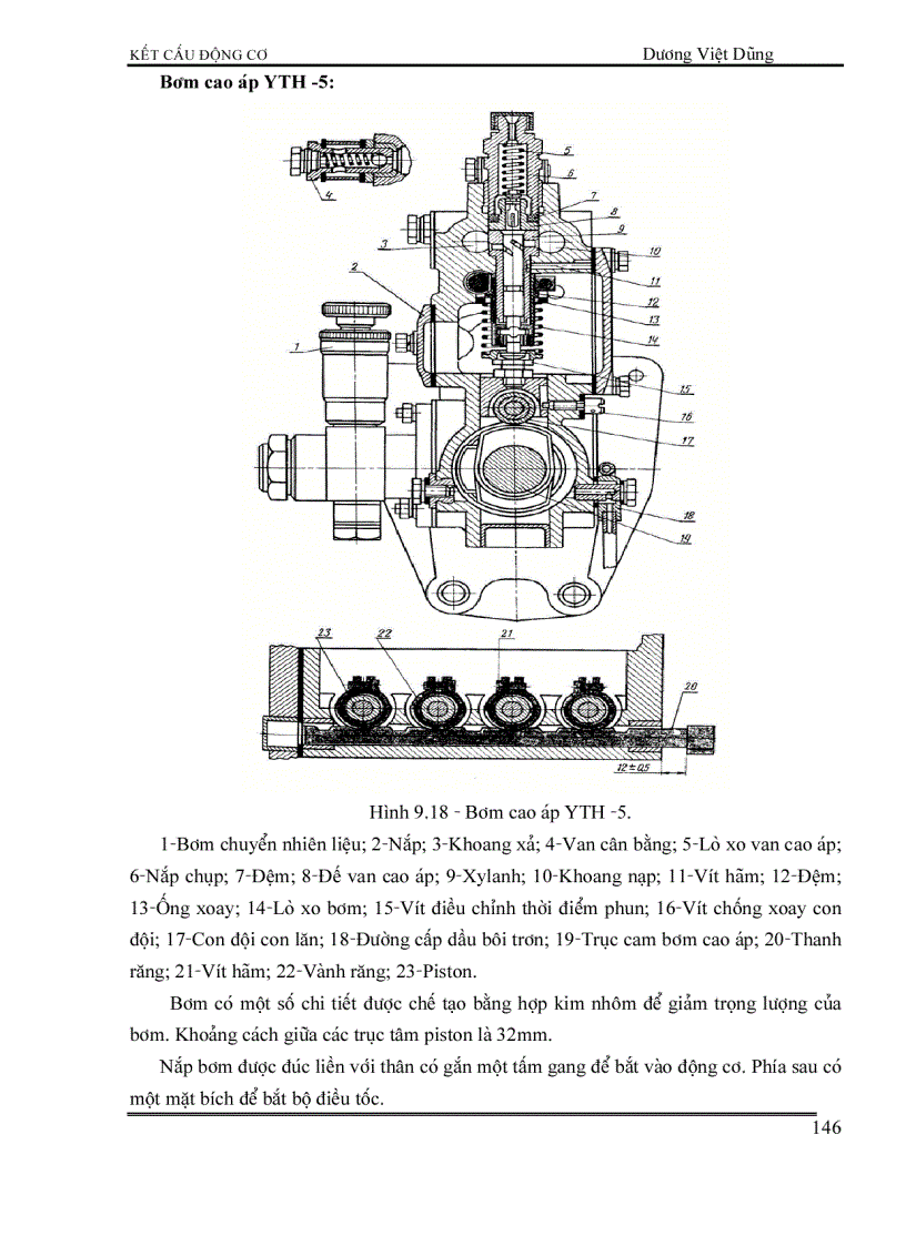 image for page Kết cấu động cơ đốt trong HỆ THỐNG NHIÊN LIỆU ĐỘNG CƠ