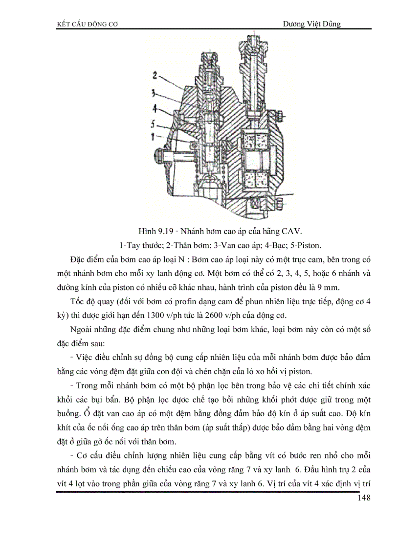 image for page Kết cấu động cơ đốt trong HỆ THỐNG NHIÊN LIỆU ĐỘNG CƠ
