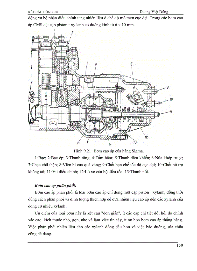 image for page Kết cấu động cơ đốt trong HỆ THỐNG NHIÊN LIỆU ĐỘNG CƠ
