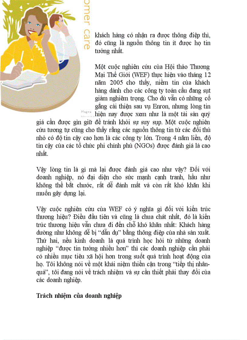 image for page Xây dựng niềm tin Nhiệm vụ của thương hiệu