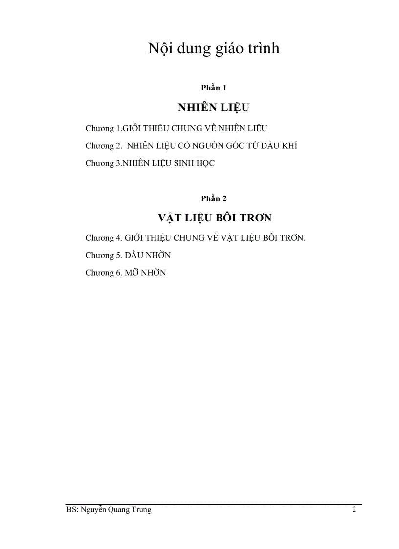 image for page Nhiên liệu và dầu mỏ GIỚI THIỆU CHUNG VỀ NHIÊN LIỆU