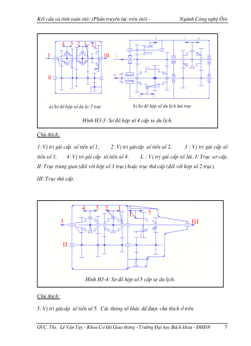image for page Kết cấu và tính toán ôtô hộp số ôtô