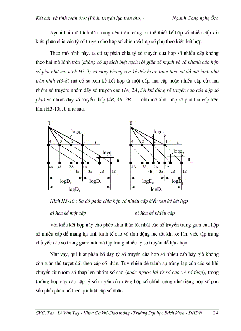 image for page Kết cấu và tính toán ôtô hộp số ôtô