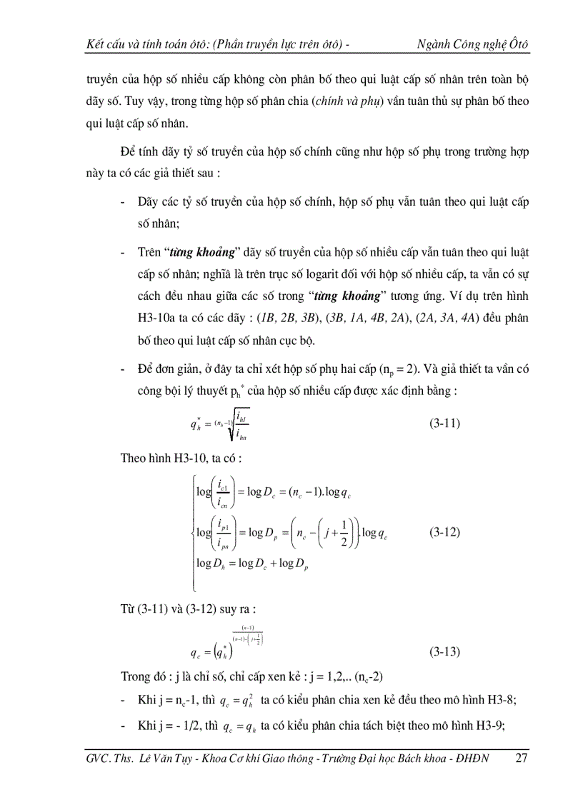 image for page Kết cấu và tính toán ôtô hộp số ôtô