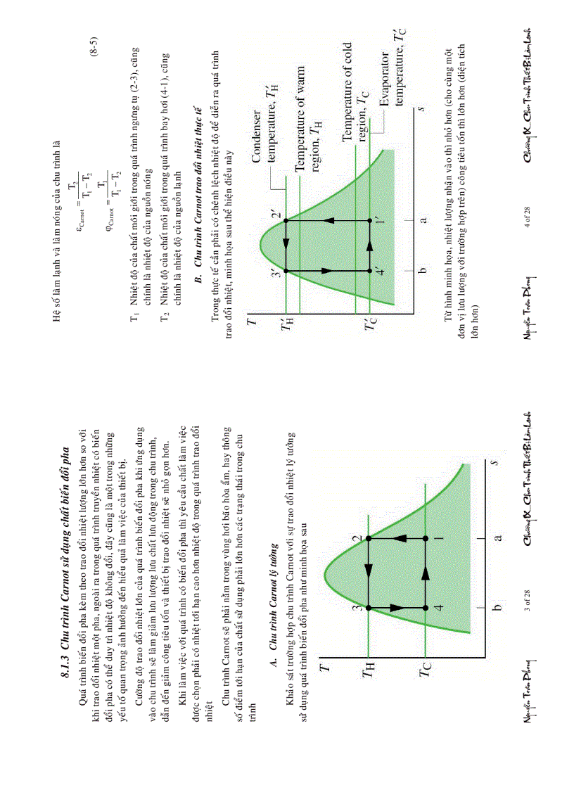 image for page Nhiệt động lực học SỬ DỤNG MÁY NÉN HƠI CHU TRÌNH THIẾT BỊ LẠNH và BƠM NHIỆT