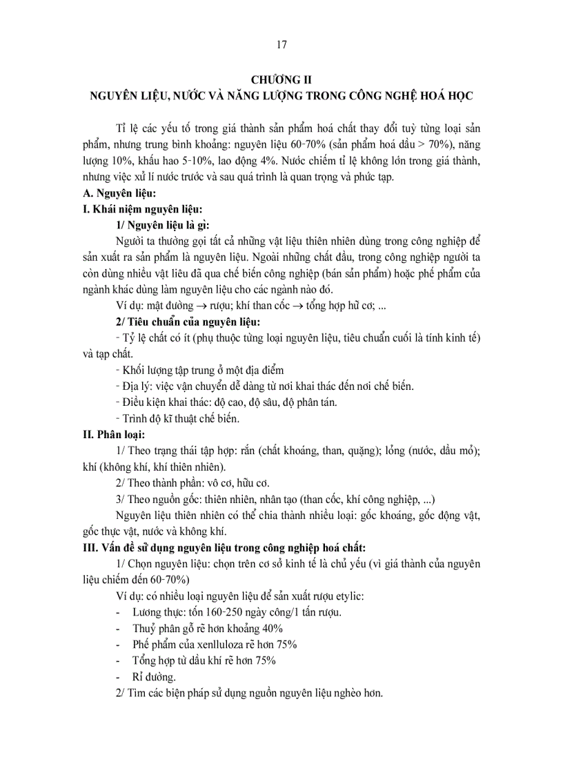 image for page Thiết bị và quá trình truyền chất NGUYÊN LIỆU NƯỚC VÀ NĂNG LƯỢNG TRONG CÔNG NGHỆ HOÁ HỌC